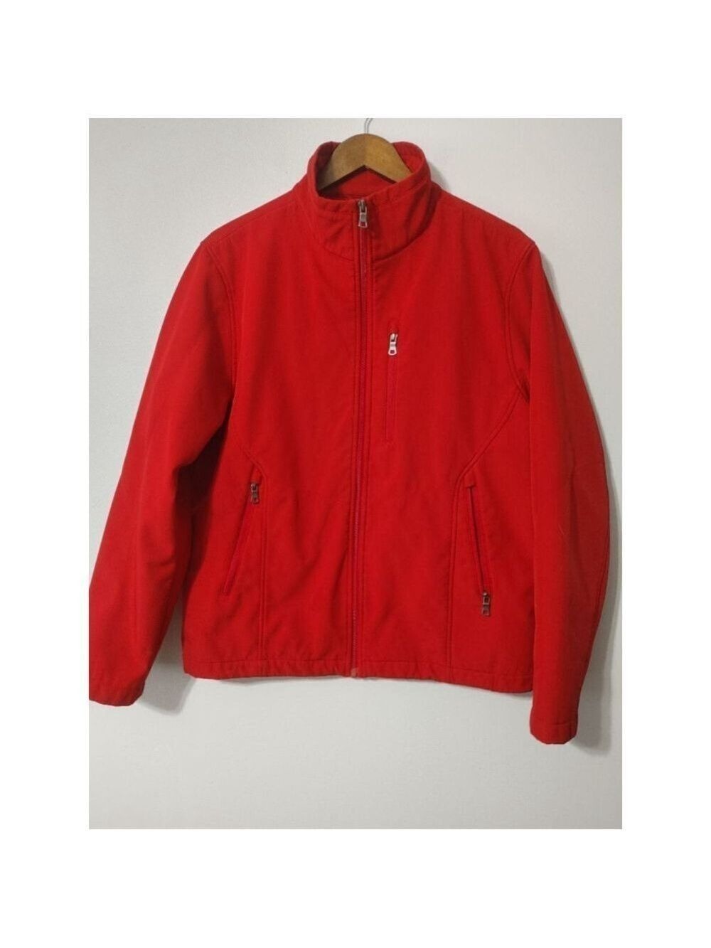 Men's Haggar Classic Red Performance Jacket Windbreaker M